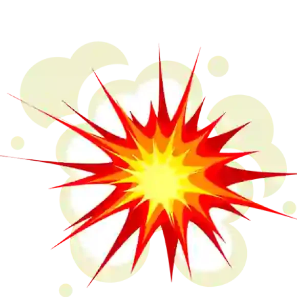 Bang Fire Clipart PNG Download