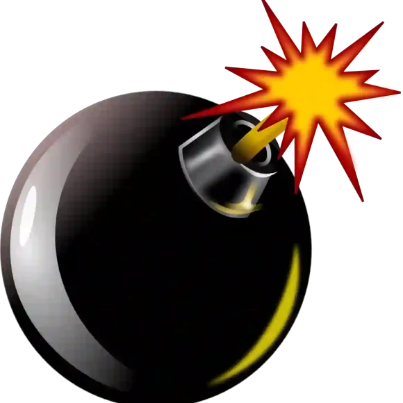 Cartoon Bomb PNG Icon
